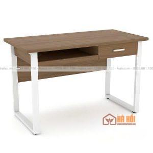 Bàn làm việc chân sắt ngăn kéo BLV12