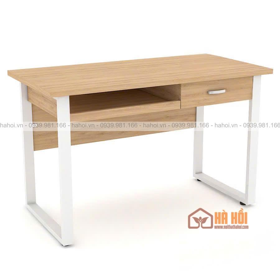 Bàn làm việc chân sắt ngăn kéo BLV12