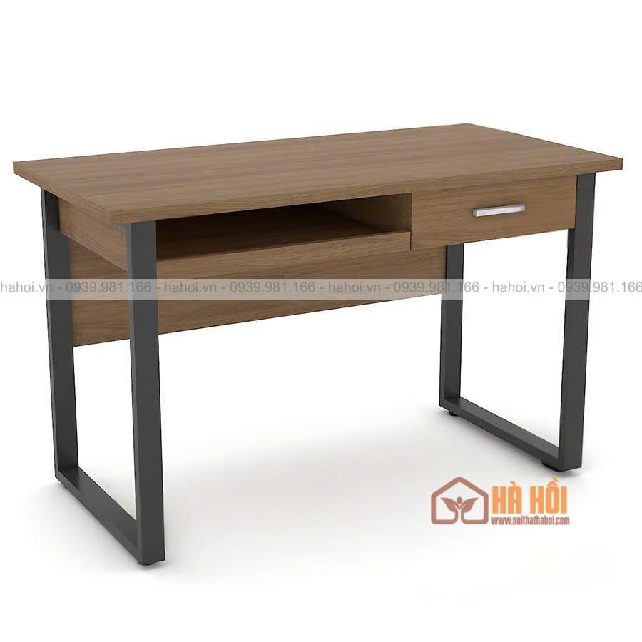 Bàn làm việc chân sắt ngăn kéo BLV12