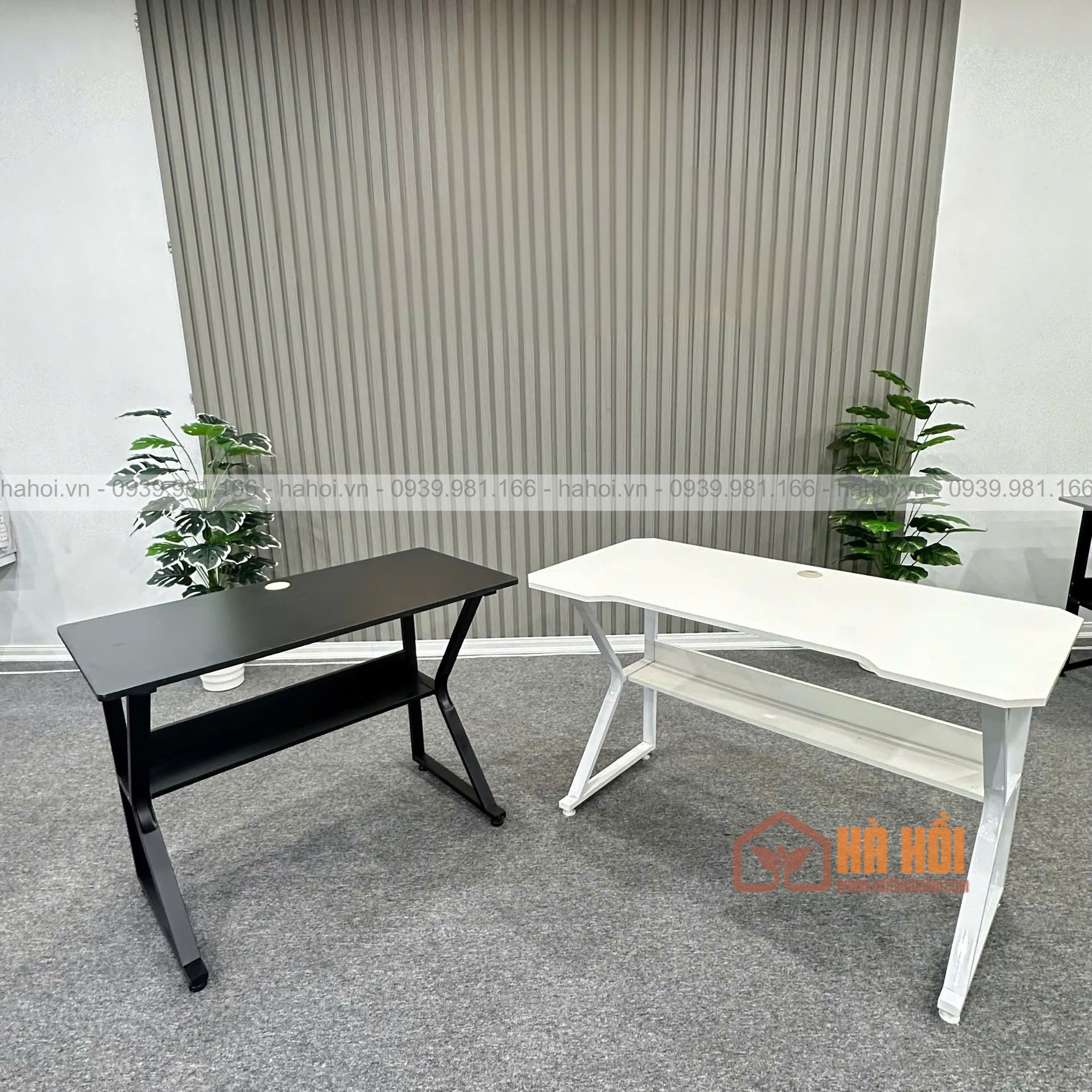Bàn gaming chữ K có giá sách - Ảnh 5