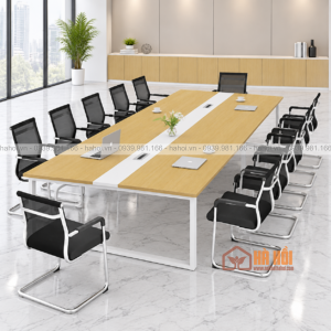 Bàn họp chân sắt 2m4 BHS11-03