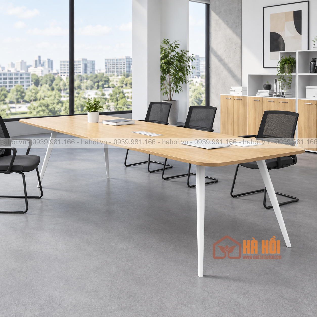 Bàn họp chân sắt 2m4 BHS12 - Ảnh 3
