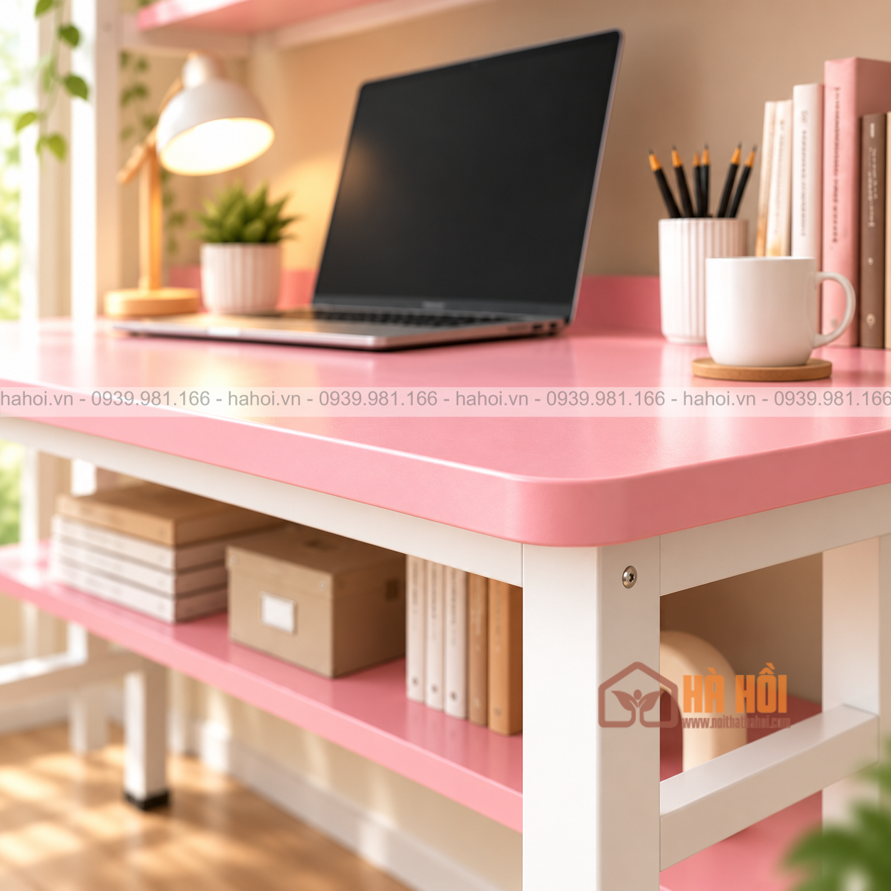 BÀN LIỀN GIÁ SÁCH HỒNG