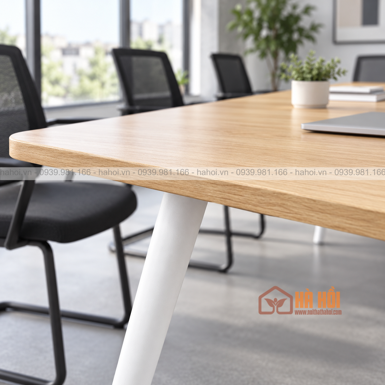 Bàn họp chân sắt 2m4 BHS12 - Ảnh 4
