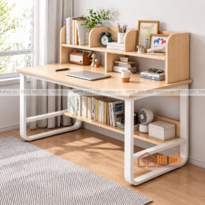 Bàn học liền kệ sách BLG18