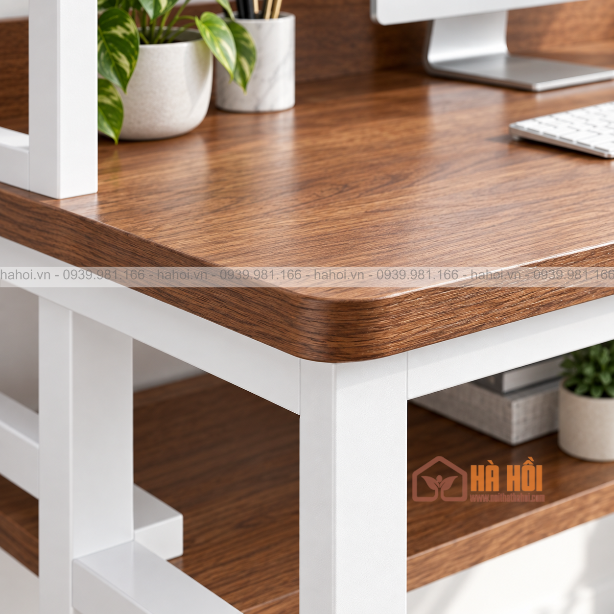 bàn liền giá sách đẹp4