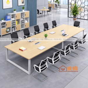 Bàn họp chân sắt 3m2 BHS9-03