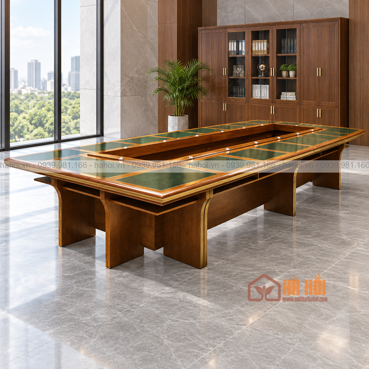 Bàn họp quầy 5m BHQ3